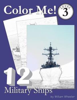 Paperback Color Me! Military Ships Book