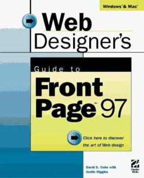 Paperback Web Designer's Guide to FrontPage 97 [With CDROM] Book