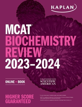 Paperback MCAT Biochemistry Review 2023-2024: Online + Book