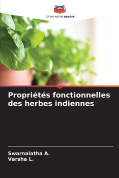 Paperback Propriétés fonctionnelles des herbes indiennes [French] Book