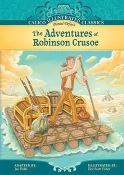 Library Binding Adventures of Robinson Crusoe Book