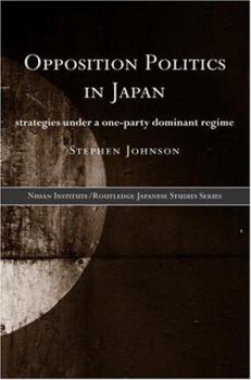 Hardcover Opposition Politics in Japan: Strategies Under a One-Party Dominant Regime Book