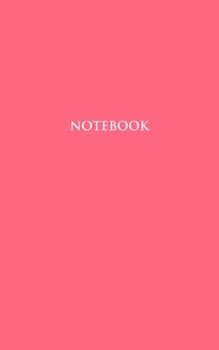Paperback Notebook: Half Picture Half Wide Ruled Notebook - Small (5 x 8) inches) - 110 Numbered Pages - Pink Softcover Book