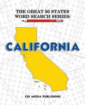 Paperback The Great 50 States Word Search Series: California Book