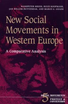 Paperback New Social Movements in Western Europe: A Comparative Analysis Volume 5 Book