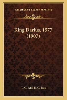 Paperback King Darius, 1577 (1907) Book