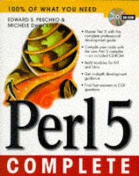 Paperback Perl 5 Complete [With New Perl Compiler, Dozens of Pre-Written Modules..] Book