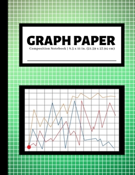 Paperback Graph Paper Composition Notebook: 4x4 Quad Ruled Graphing Grid Paper - Math and Science Notebooks - 100 Pages - Green Book