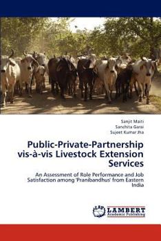 Public-Private-Partnership vis-à-vis Livestock Extension Services: An Assessment of Role Performance and Job Satisfaction among 'Pranibandhus' from Eastern India