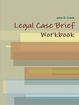 Paperback Legal Case Brief Workbook Book