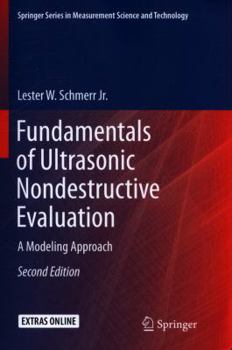 Paperback Fundamentals of Ultrasonic Nondestructive Evaluation: A Modeling Approach Book