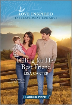 Mass Market Paperback Falling for Her Best Friend: An Uplifting Inspirational Romance [Large Print] Book