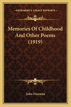 Paperback Memories Of Childhood And Other Poems (1919) Book