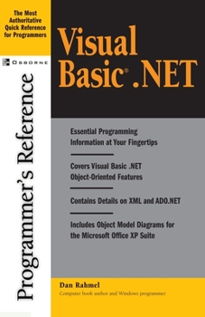 Paperback Visual Basic.Net Programmer's Reference Book