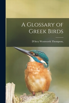 Paperback A Glossary of Greek Birds Book