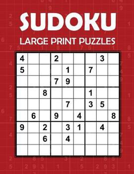 Paperback Sudoku Large Print Puzzles: Easy Medium Hard Puzzles Book
