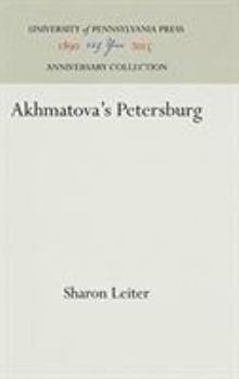 Hardcover Akhmatova's Petersburg Book