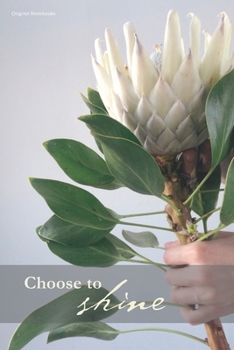 Paperback Choose to shine 01: Creative Art Notebook - Dot grid journal / bullet journal / dotted diary - Large: 6 x 9 inches (A5 format) Book