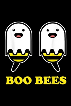 Paperback Boo Bees: Boo Bees Halloween Journal/Notebook Blank Lined Ruled 6x9 100 Pages Book