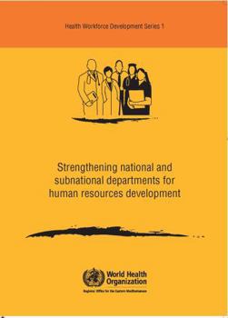 Paperback Strengthening National and Subnational Departments for Human Resources Development Book