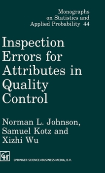 Hardcover Inspection Errors for Attributes in Quality Control Book