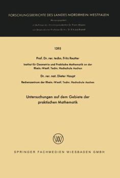 Paperback Untersuchungen Auf Dem Gebiete Der Praktischen Mathematik [German] Book