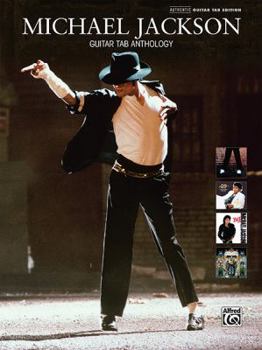 Paperback Michael Jackson -- Guitar Tab Anthology: Authentic Guitar Tab Book