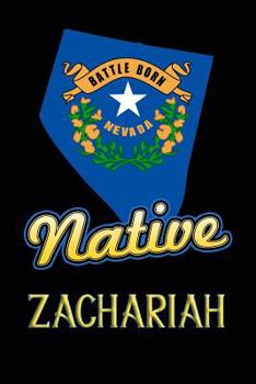 Paperback Nevada Native Zachariah: College Ruled Composition Book