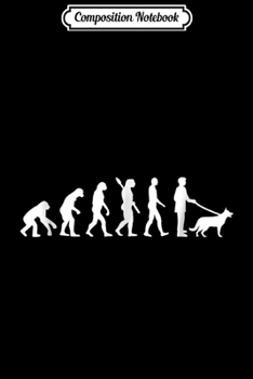 Composition Notebook: Evolution German shepherd  Journal/Notebook Blank Lined Ruled 6x9 100 Pages