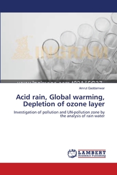 Paperback Acid rain, Global warming, Depletion of ozone layer Book