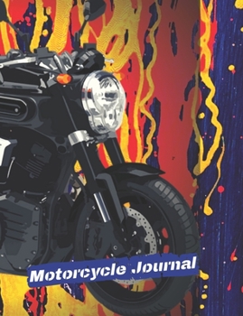 Paperback Motorcycle Journal: Personal Blank Notebook with Lines for Writing & Journaling (volume 4) Book