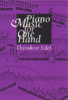 Hardcover Piano Music for One Hand Book