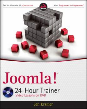 Paperback Joomla! 24-Hour Trainer [With DVD ROM] Book