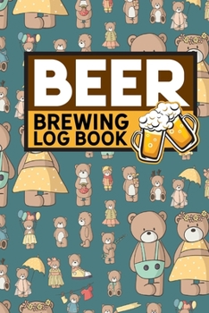 Paperback Beer Brewing Log Book