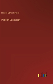 Hardcover Pollock Genealogy Book