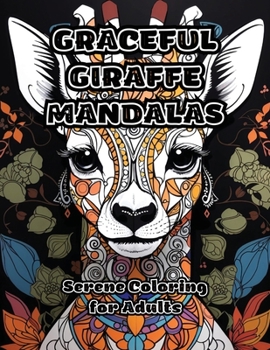 Paperback Graceful Giraffe Mandalas: Serene Coloring for Adults Book