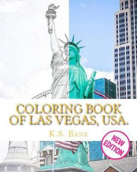 Coloring Book of Las Vegas, Usa. New Edition.