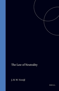 Hardcover The Law of Neutrality Book