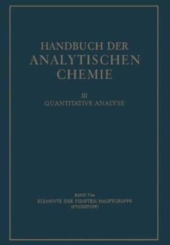 Paperback Elemente Der Fünften Hauptgruppe: Stickstoff [German] Book