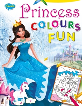 Paperback Princess Colours Fun Book