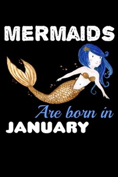 Paperback Mermaids Are Born In January: Recipe Book Food Book