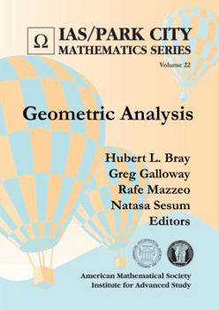 Hardcover Geometric Analysis (IAS/Park City Mathematics) Book