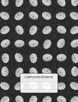 Composition Notebook: Cute Animal Wide Ruled Composition Book for School - Cat