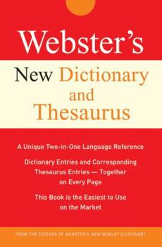 Paperback Webster's New Dictionary and Thesaurus (Custom) Book