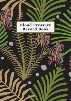 Paperback Low Vision Blood Pressure Record Book: Health Log Notebook with Large Print and Bold Lines for Visually Impaired [Large Print] Book