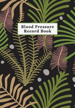 Low Vision Blood Pressure Record Book: Health Log Notebook with Large Print and Bold Lines for Visually Impaired