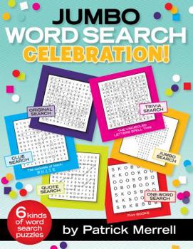 Paperback Jumbo Word Search Celebration! Book