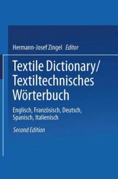 Paperback Textile Dictionary / Textiltechnisches Wörterbuch Book