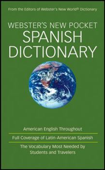 Paperback Webster's New Pocket Spanish Dictionary Book
