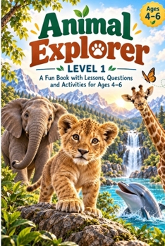 Animal Explorer Level 1: Fun Book with Lessons, Questions and Activities for Ages 4–6